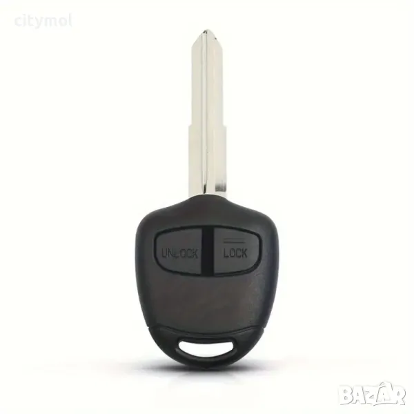 Кутийка за ключ с 2 бутона  и острие за Mitsubishi Lancer Colt Evolution Grandis Outlander, снимка 1