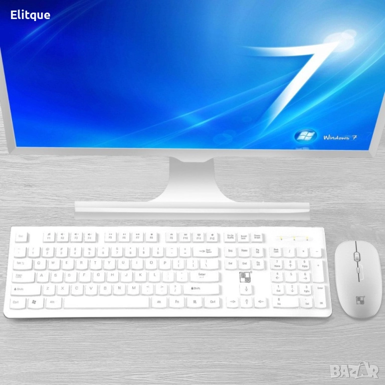 Бизнес безжични Wireless клавиатура и оптична мишка, съвместими с Windows KMT3, снимка 1