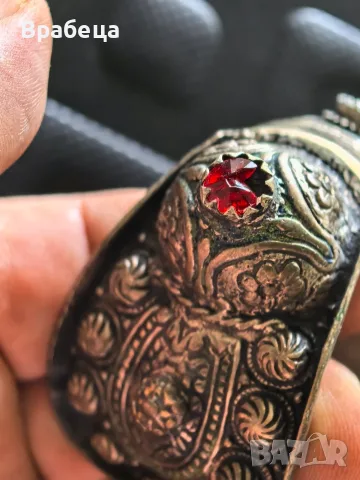 Възрожденска гривна, рогатка, снимка 3 - Антикварни и старинни предмети - 55801225