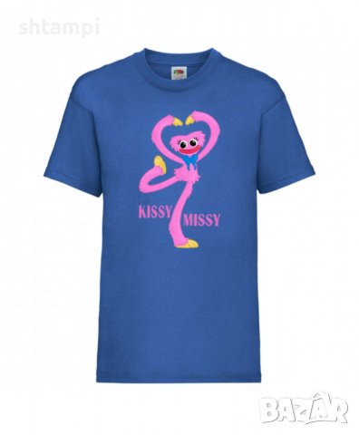 Детска Тениска Huggy Wuggy От Poppy Play Time Kiss Missy 2,Изненада,Подарък,Игра,