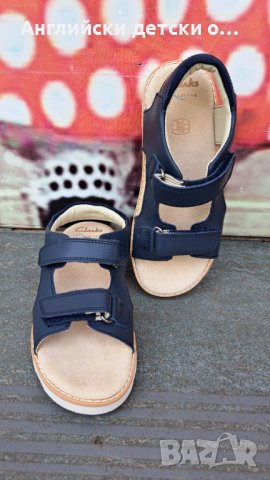 Английски детски сандали естествена кожа-CLARKS , снимка 1