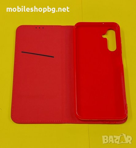 калъф за Samsung Galaxy A14 страничен със силикон червен, снимка 2 - Калъфи, кейсове - 39603321