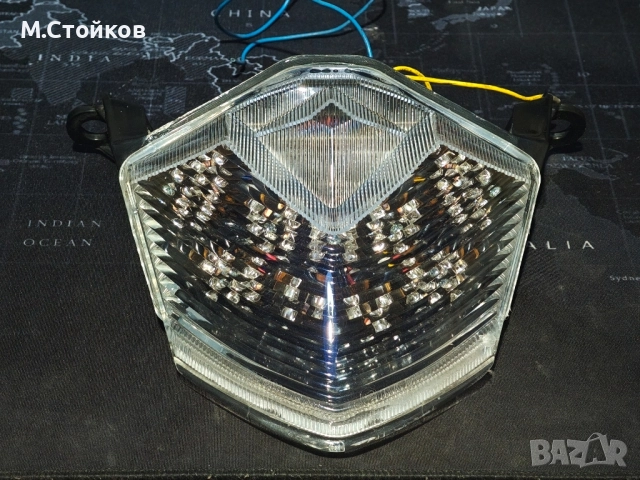 Kawasaki z750 2007-2012 диоден стоп с мигачи, снимка 2 - Части - 52229898