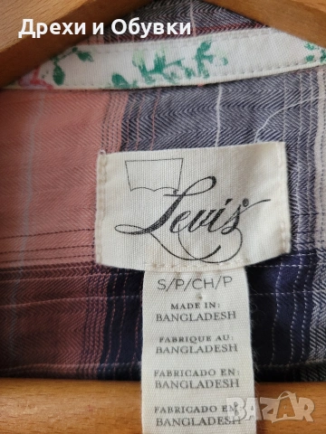 Рокля тип риза LEVIS , снимка 7 - Рокли - 54157883