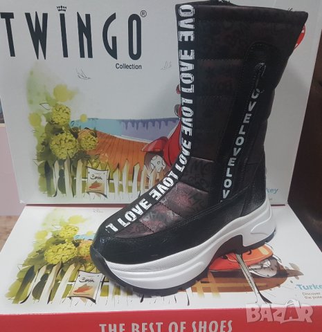 Дамски ботуши "TWINGO" №37 и №38, снимка 2 - Дамски ботуши - 31398123