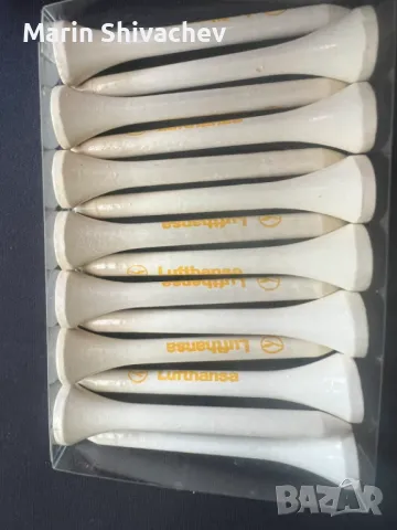 Голф пинове (tees) с логото на Lufthansa, снимка 4 - Голф - 49258113