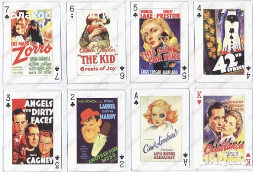 Колекционерски карти за игра Piatnik - Classic Movie Posters, снимка 2 - Карти за игра - 37824790