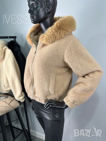 Дамско яке с пух КОД 12, снимка 6 - Якета - 42619359