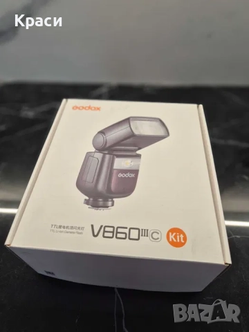 Светкавица Godox V860III C (Canon) отворена кутия , в гаранция!