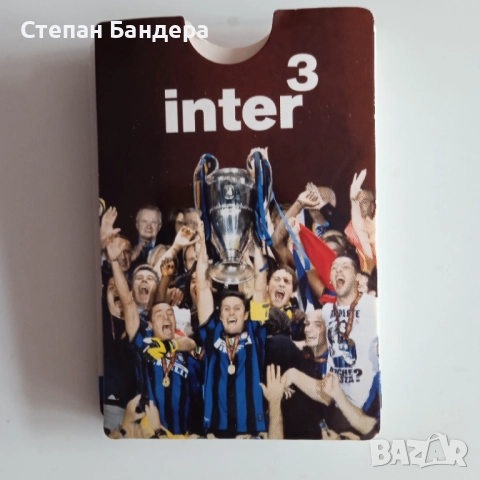 INTER MILAN 2010 TRIPLETE фенски лот рядка картичка+клубна програма 2010-11 Интер Милано, снимка 4 - Фен артикули - 50945363
