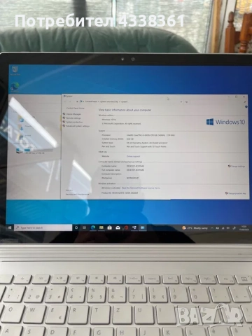 Microsoft Surface Book I5 8GB 256 SSD, снимка 3 - Лаптопи за работа - 51963734