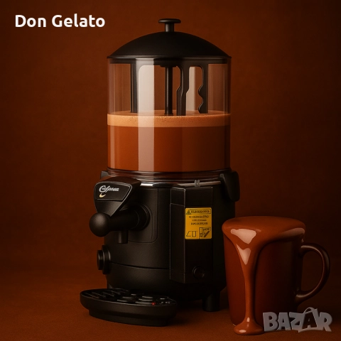 Машина за горещ шоколад Don Gelato | Професионална 5 литра водна баня, снимка 7 - Обзавеждане за заведение - 52509043
