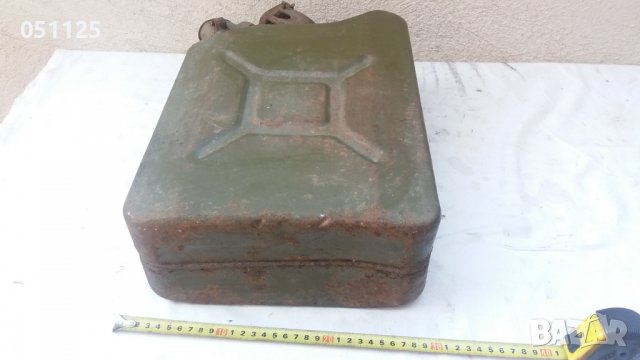 военна туба за гориво - метална 10 литра , снимка 8 - Антикварни и старинни предмети - 38573387