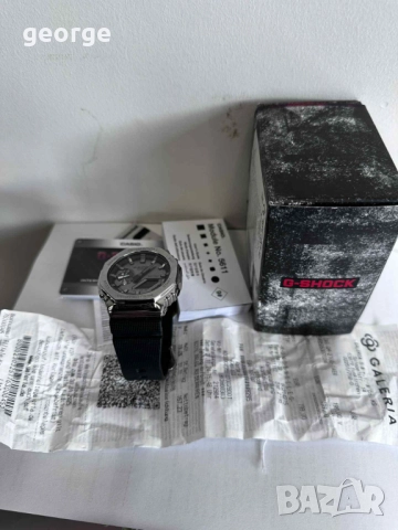 Часовник CASIO G-SHOCK GM-2100-1A, снимка 10 - Мъжки - 52884121