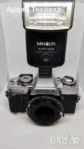 Minolta XG-M и светкавица Auto 132X