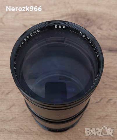 Обектив Auto Revuenon MC 1:3.5/200mm за Минолта, снимка 2 - Обективи и филтри - 36842137