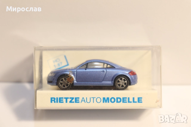 RIETZE 1/87 H0 AUDI ТТ ИГРАЧКА КОЛИЧКА МОДЕЛ, снимка 3 - Колекции - 52585996