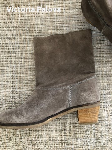 Боти MANFIELD Италия,ест кожа, снимка 4 - Дамски боти - 31806181