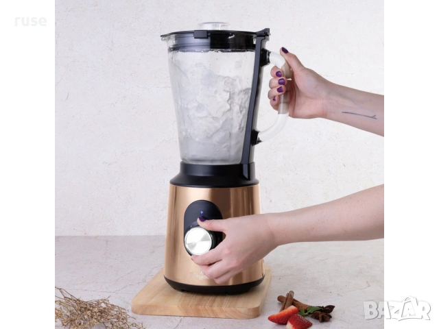 НОВИ! Блендер Berlinger Haus BH-9695 1000W 1,5л двойна защита автоматично спираане, снимка 6 - Блендери - 53988248