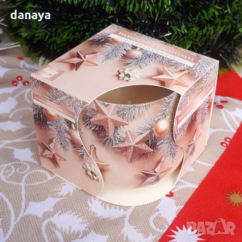 1807 Коледна ароматизирана свещ в чаша Wonderful Christmas