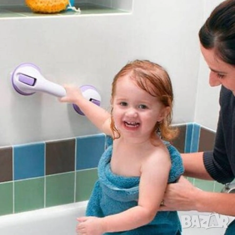 Вакуумна дръжка за баня и гладки повърхности