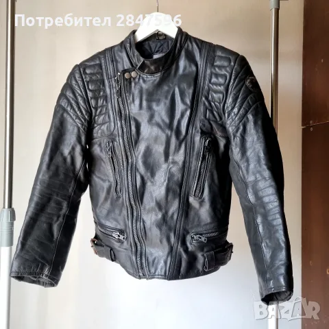 Мотористко кожено яке, снимка 2 - Якета - 56200974