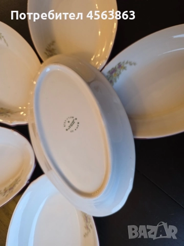 Порцеланови елипси , снимка 2 - Чинии - 52594214