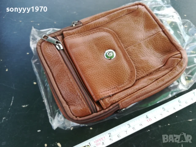 КАФЯВА ЧАНТА-КОЖЕНА 1907251838, снимка 8 - Чанти - 51075299