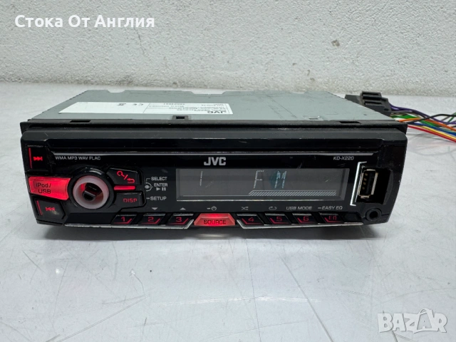 Радио за кола CD - JVC KD-X220, снимка 2 - Аксесоари и консумативи - 54131361