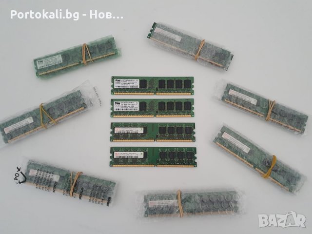 +Гаранция РАМ RAM памет DDR2 1GB памети за компютър, снимка 3 - RAM памет - 35379293