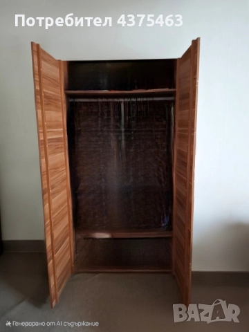 Двукрилен гардероб / Гардероб двойка , снимка 2 - Гардероби - 51619367