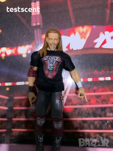 Екшън фигура WWE Edge Острието Adam Copeland Rated R Superstar WWE Mattel Elite играчка figure, снимка 8 - Колекции - 48928589