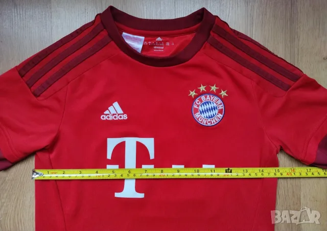 Bayern Munchen / Adidas #27 Alaba - детска футболна тенниска на Байерн Мюнхен, снимка 11 - Детски тениски и потници - 55780567