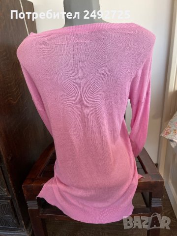 Блуза, туника, розово, Париж, снимка 2 - Блузи с дълъг ръкав и пуловери - 39704636