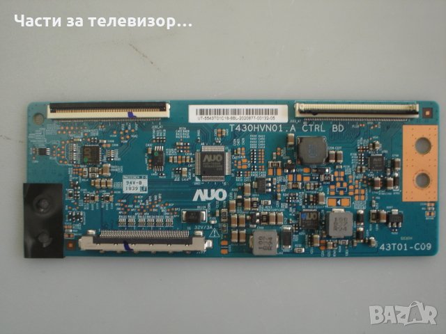 T-con board T430HVN01.A CTRL BD 43T01-C09 TV PHILIPS 43PFS5503/12, снимка 1 - Части и Платки - 31758226