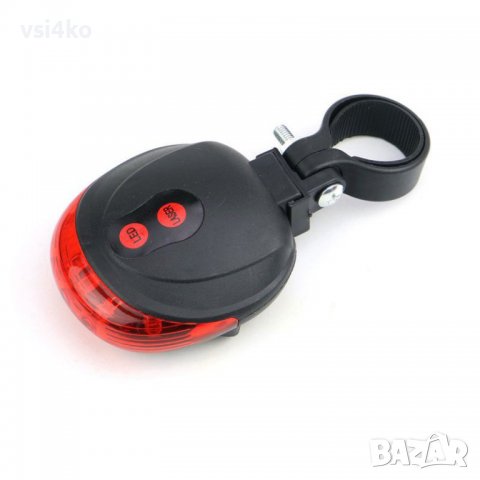 Задна светлина за велосипед + лазери, снимка 2 - Части за велосипеди - 39601040