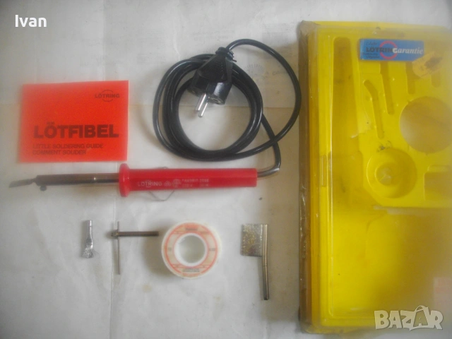 Старо качество ФРГ ЕЛ. МИКРО ПОЯЛНИК LOTRING Favorit 2030 за микроелектроника радио ТВ технология , снимка 13 - Други инструменти - 54046907