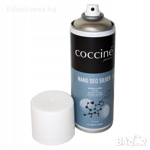 Coccinè Nano Deo Silver Антибактериален дезедорант за обувки, 400 ml, снимка 4 - Дезодоранти - 52328808