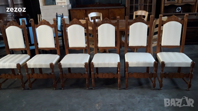 Столове ретро 6 бр. №012