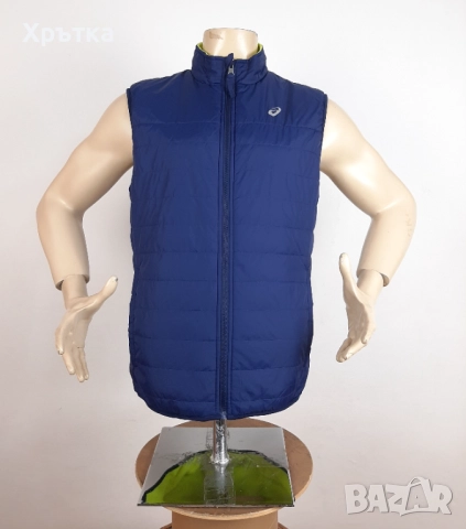 Asics Reversible Vest - Оригинален мъжки елек с две лица р-р M, снимка 3 - Якета - 52829398