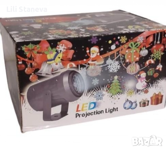 Коледен светлинен прожектор - Радост и цветове у дома!, снимка 11 - Прожектори - 52414664