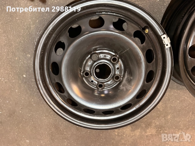 Железни Джанти Audi Vw 5х112 16цола, снимка 4 - Гуми и джанти - 52392488