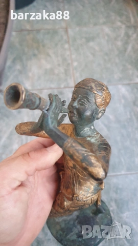 Бронзова фигура на жена, снимка 7 - Колекции - 54358904