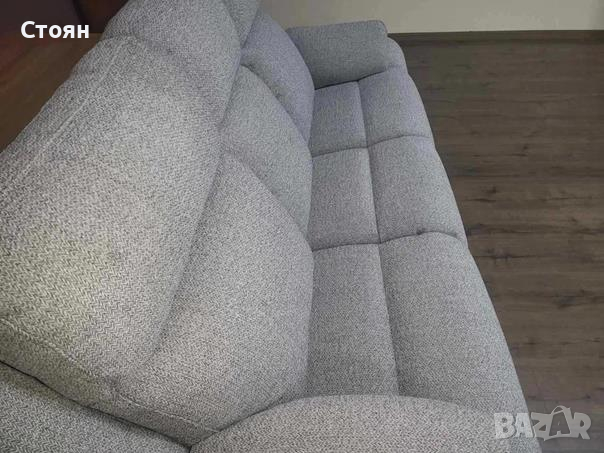 ПРОМОЦИЯ!!!Сив диван тройка от плат G Plan, снимка 7 - Дивани и мека мебел - 44701582