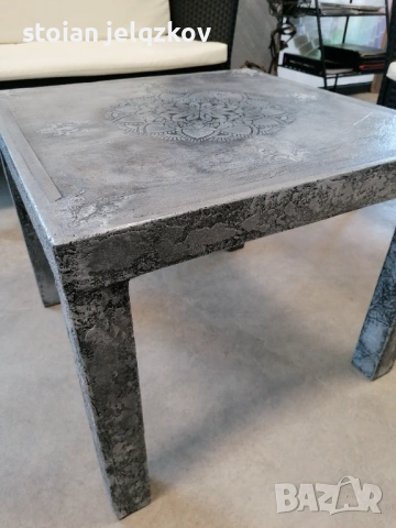 дизайнерска маса с декоративна мазилка от Color Style., снимка 2 - Маси - 53039707