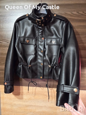 Атрактивно кожено яке, снимка 3 - Якета - 54171727