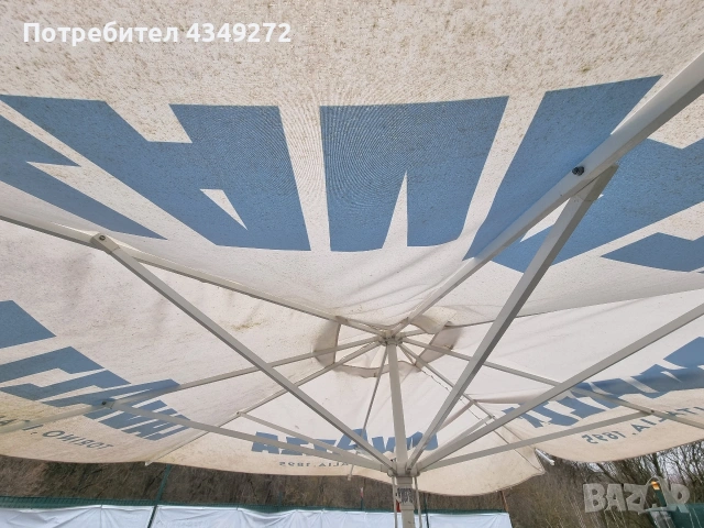 продавам чадър 3 на 3 метра, снимка 4 - Градински мебели, декорация  - 54020507