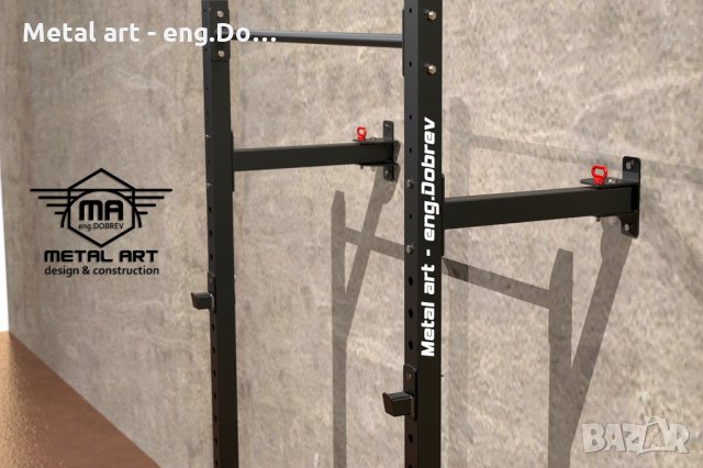 Стойка за клек - сгъваема /Squat rack - foldable/, снимка 6 - Фитнес уреди - 31498850