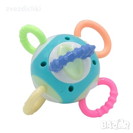 Интерактивна бебешка топка Fun zone Molars Toys, 0 + месеца, снимка 4 - Дрънкалки и чесалки - 42380967