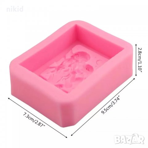 I  ♥ MOM Майчина закрила ангел силиконов молд форма калъп фондан сапун гипс тесто шоколад декор, снимка 6 - Форми - 18776858